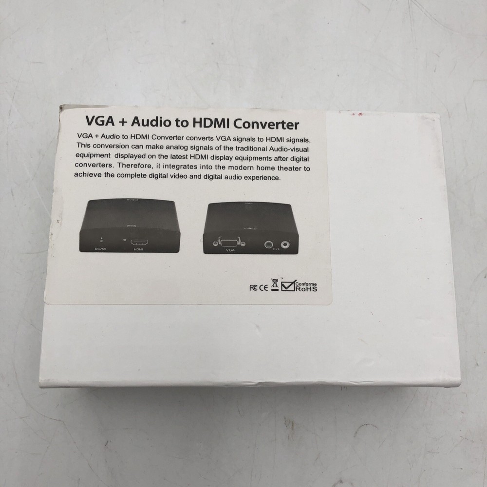 Comprehensive HDV01 VGA TO HDMI Converter READ B