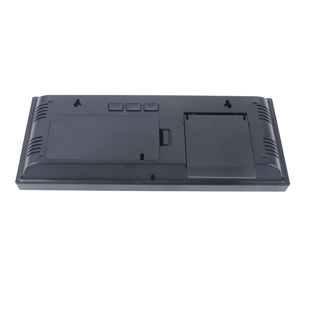 Digital Wall Clock Large Display with Time Date Temperature LED Digital