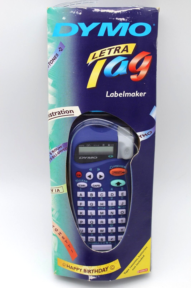 Dymo Letra Tag Labelmaker New & Sealed #91315