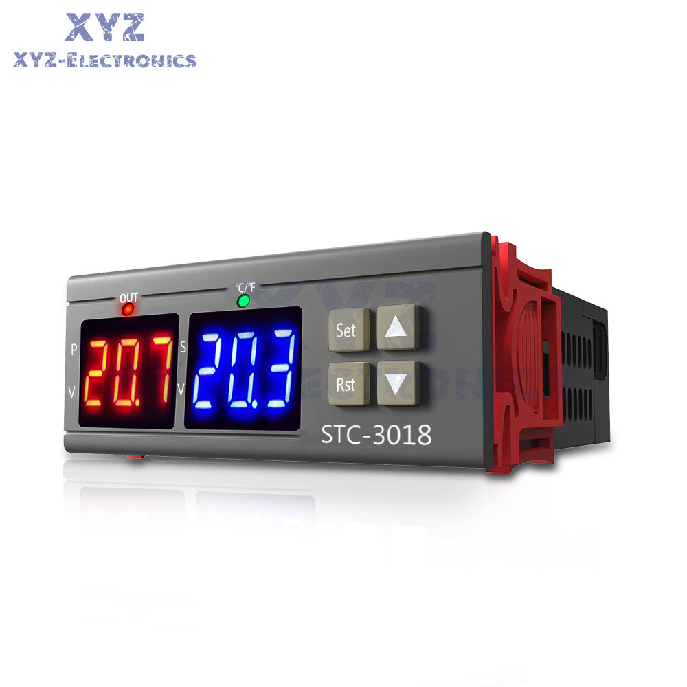 STC-3018 AC 110-220V Digital Temperature Controller Thermostat NTC Sensor Probe