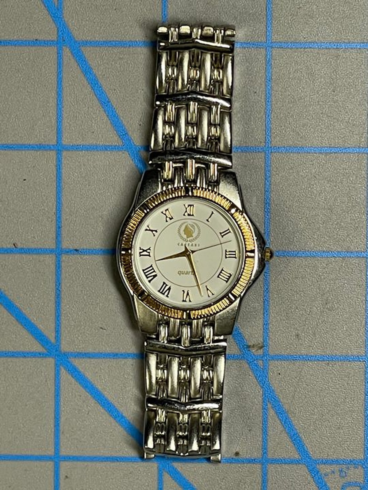 Quartz Caesars Palace Wristwatch Watch Stainless Steel Back Japan Casino Hotel