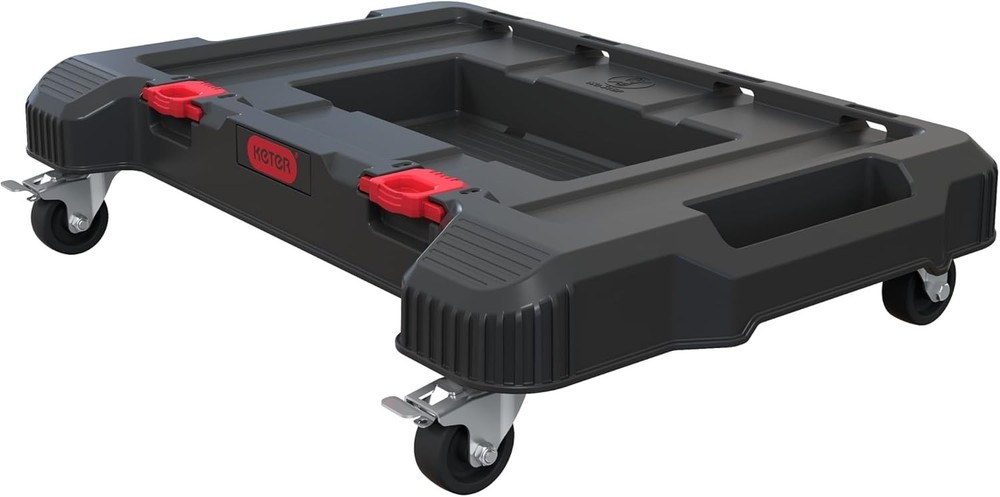 Versatile Rolling Dolly - 220 lbs Capacity with Modular Design & Locking Casters