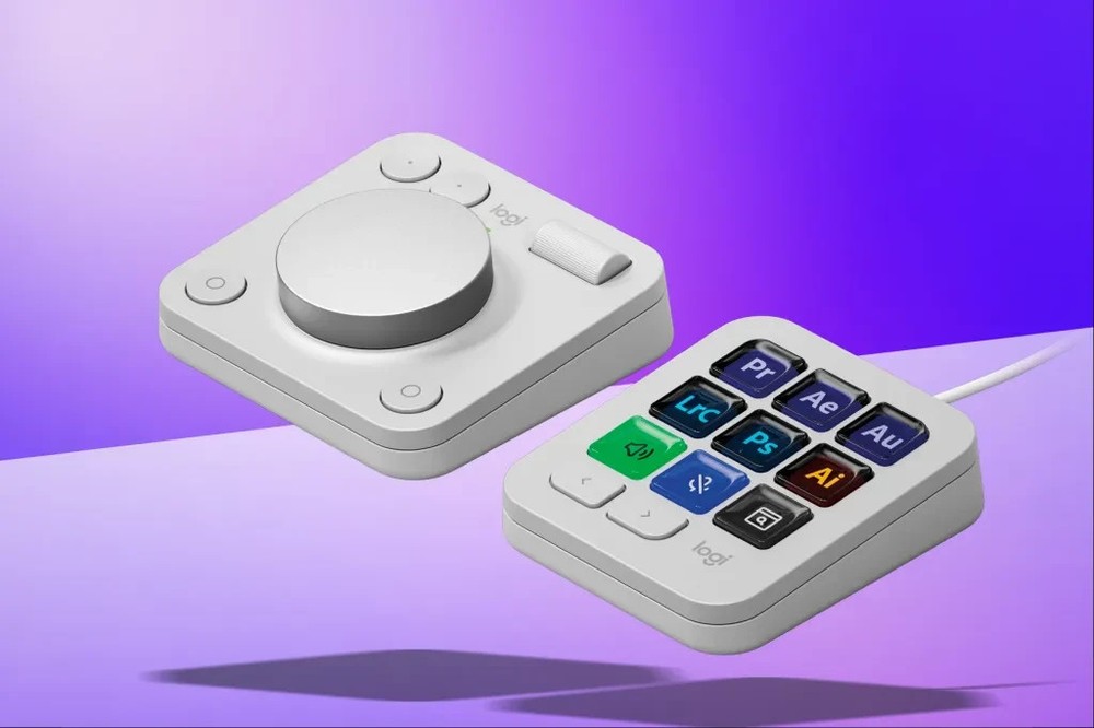 Logitech - MX Creative Console Dialpad&Keypad Grafic Design, Photo/Video Editing