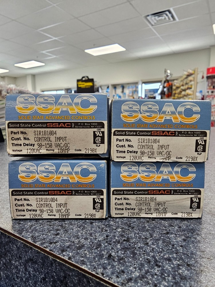 SSAC SIR1B10A4 Solid State Relay 120VAC 10A NEW