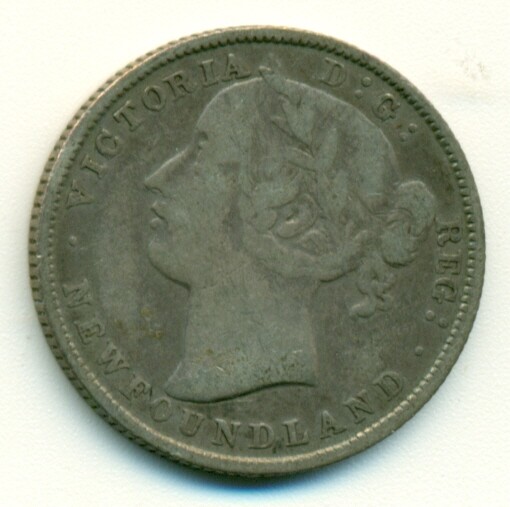 CANADA NEWFOUNDLAND, 20¢, 1872, VF