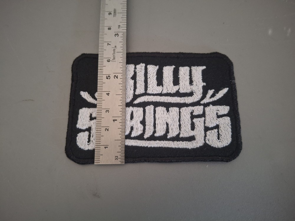 Black And White Billy Strings Band Patch
