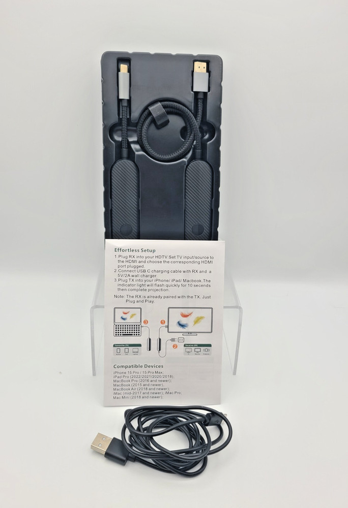 ishare Pro Wireless Display Adapter iPad/Macbook , Open Box
