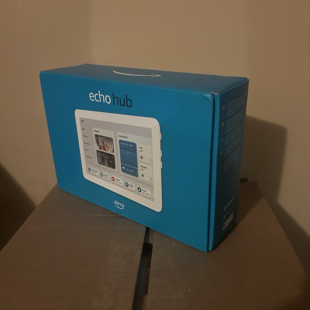 Amazon Echo Hub 8" Smart Home Control Panel with Alexa White Model G6AB7E