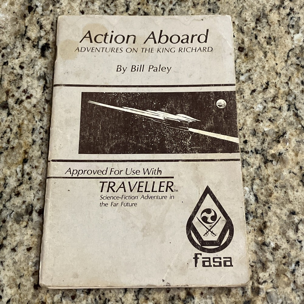 Action Aboard (FASA Traveller) - worn w/ deckplans