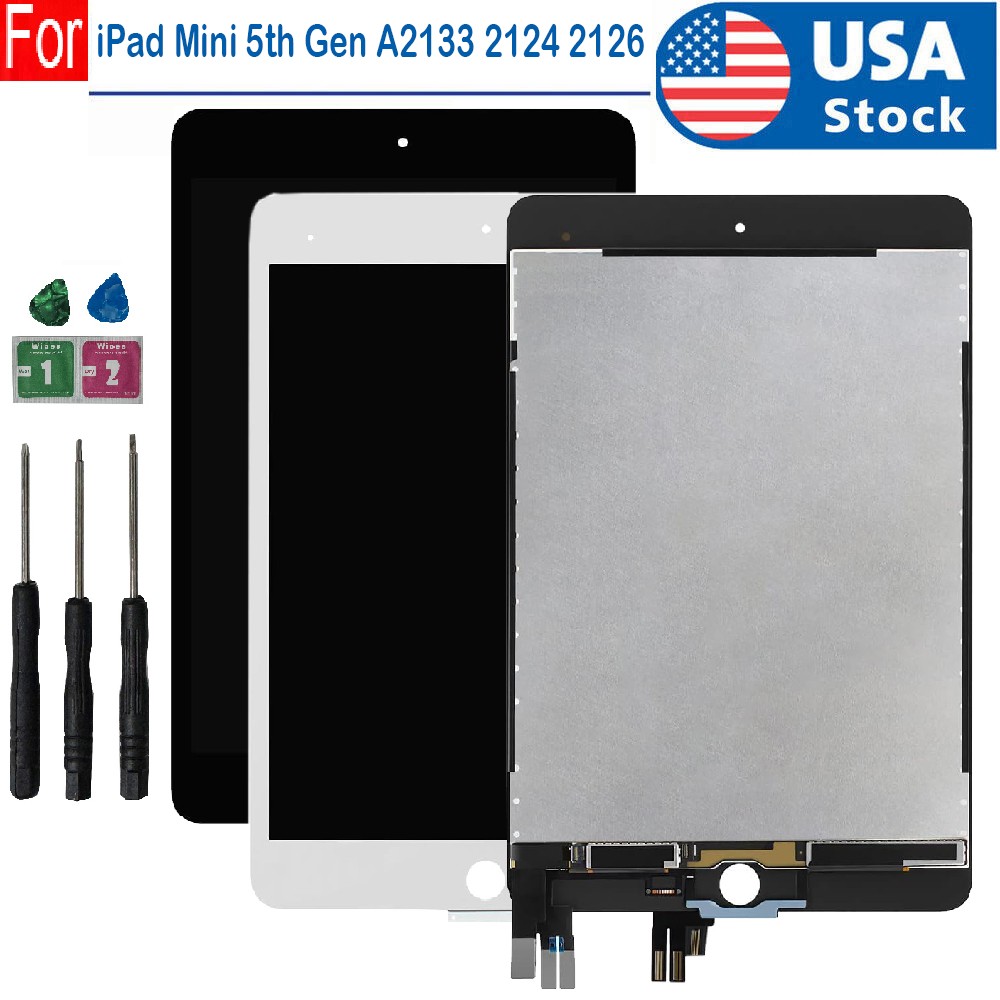 Replace For iPad Mini 5th Gen A2133 2124 2126 LCD Display Touch Screen Digitizer