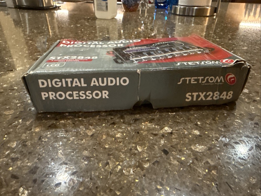 Stetsom STX2848 DSP Crossover & Equalizer 8 Channel Digital Signal Processor