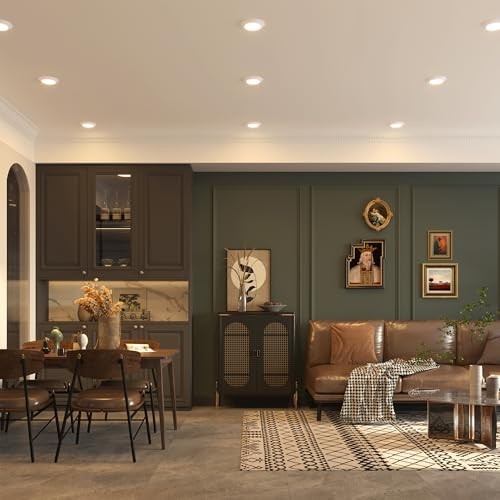 7.5-Inch LED Disk Lights - Dimmable Surface Mount - 5 Colors - White