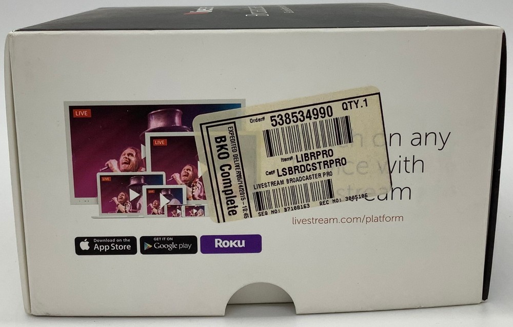 Livestream Broadcaster Pro BCP100 (read description)