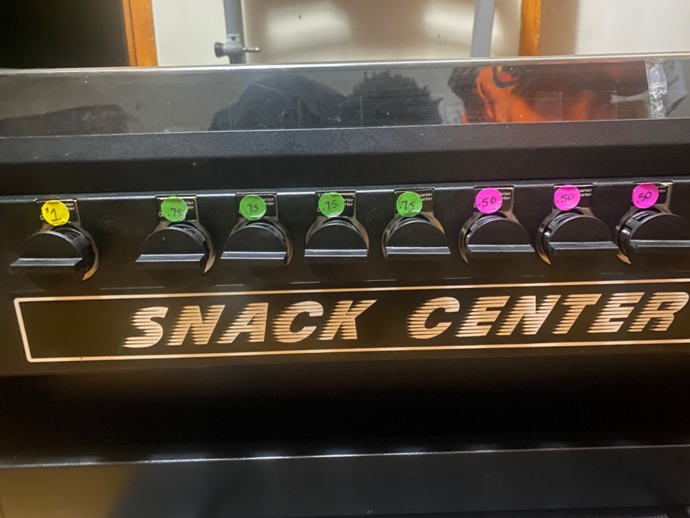 Two snack center vending machines