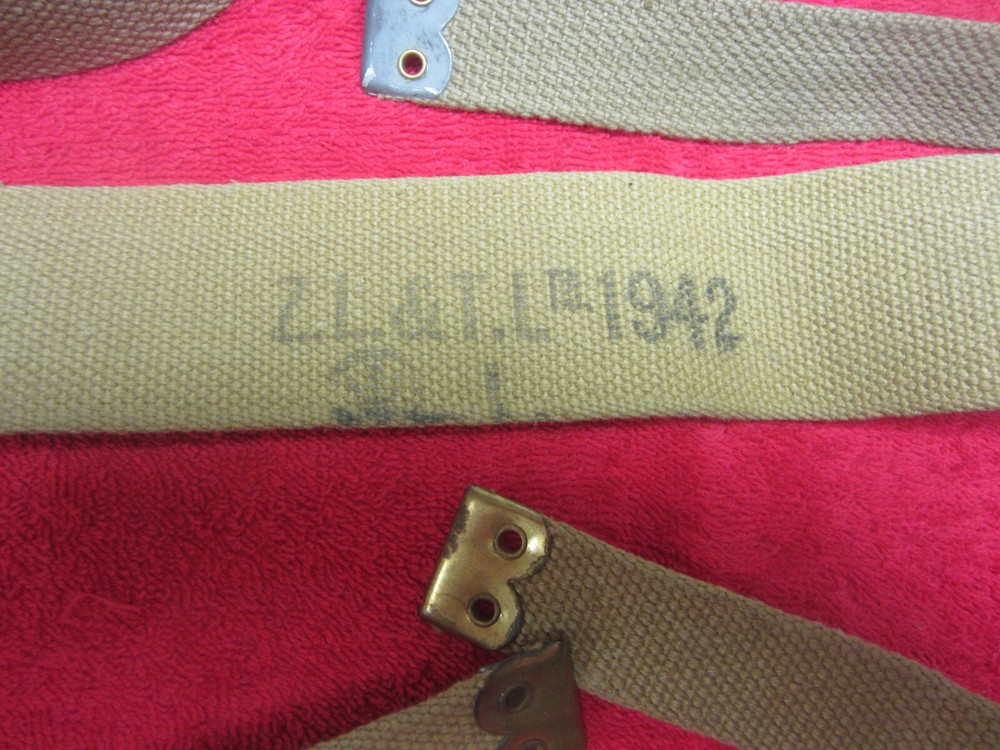 British & Canadian WWII dated 1942 & 1955 Web Pack Staps