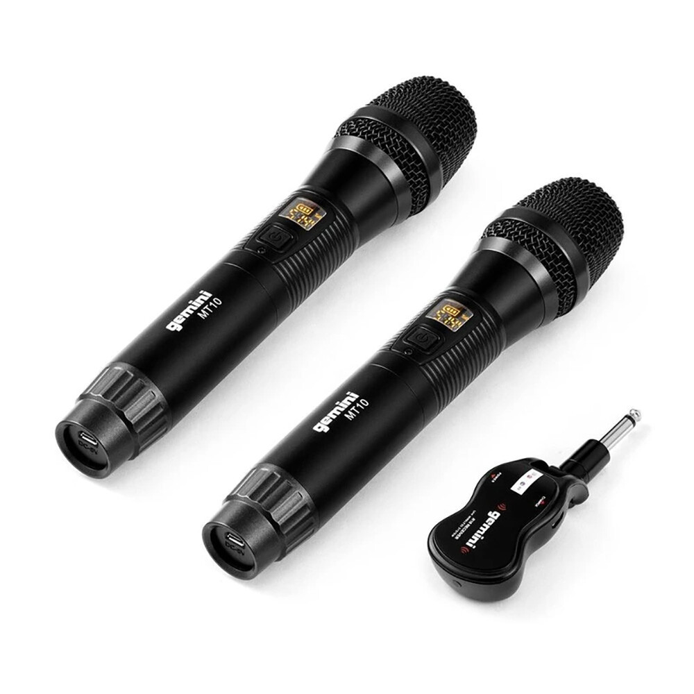 Gemini UHF Dual Wireless Microphone System