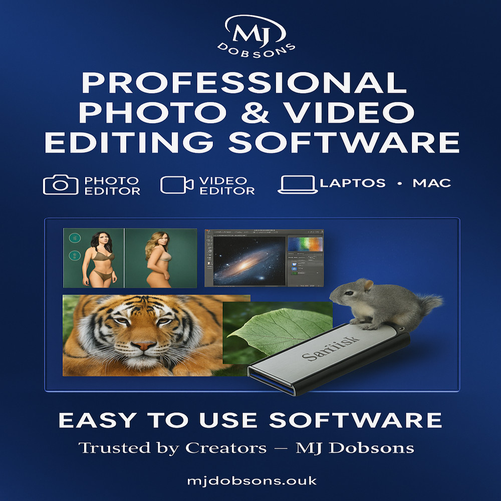 Professional Photo Video Editing Software USB – Image Editor for PC.