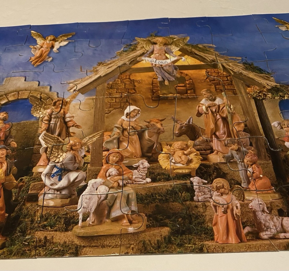 Fontanini Nativity 48 piece Puzzle 2009 - COMPLETE