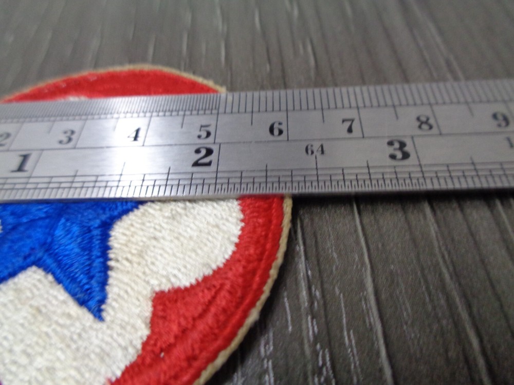 Original WW2 Service Forces Patch WWll US Army Cut Edge SNOW BACK