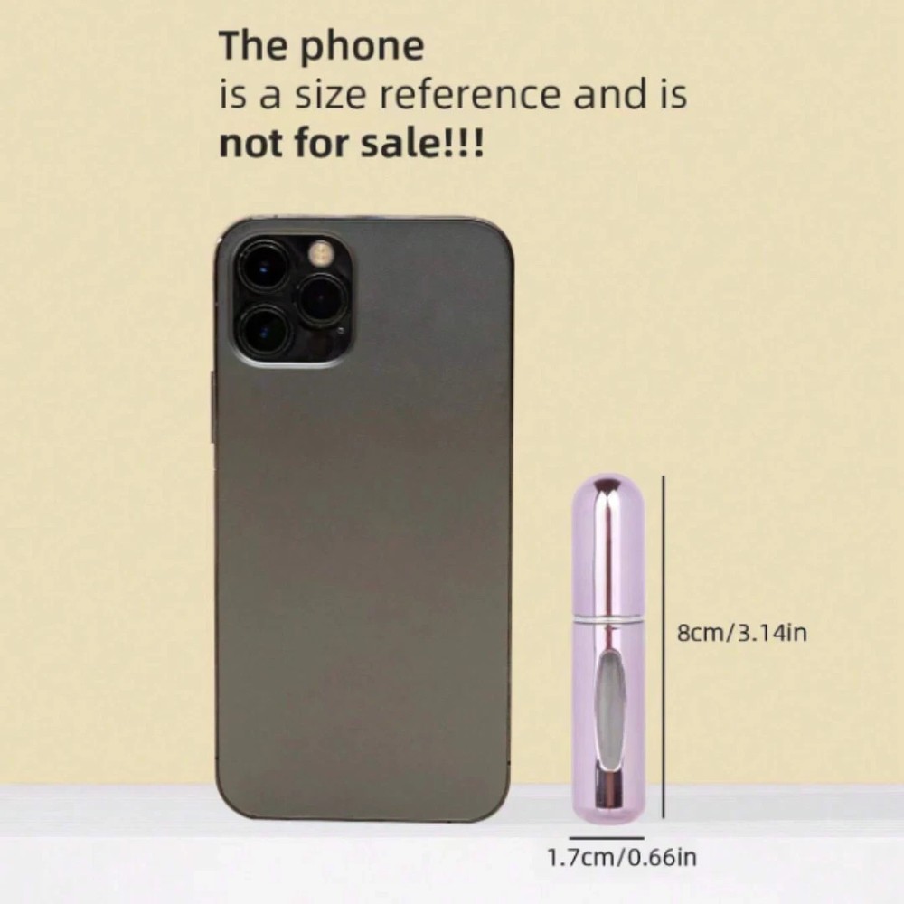 Perfume Atomizer Bottle Travel Portable Mini Refillable Scent Pump Spray 5ML/1pc