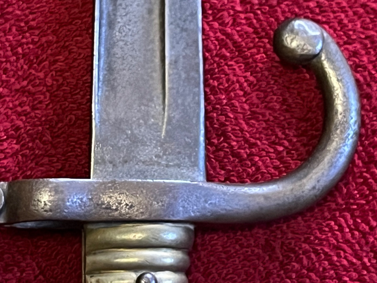 CHASSEPOT PATTERN BAYONET; NO MARKINGS. REMINGTON PRE WWI?