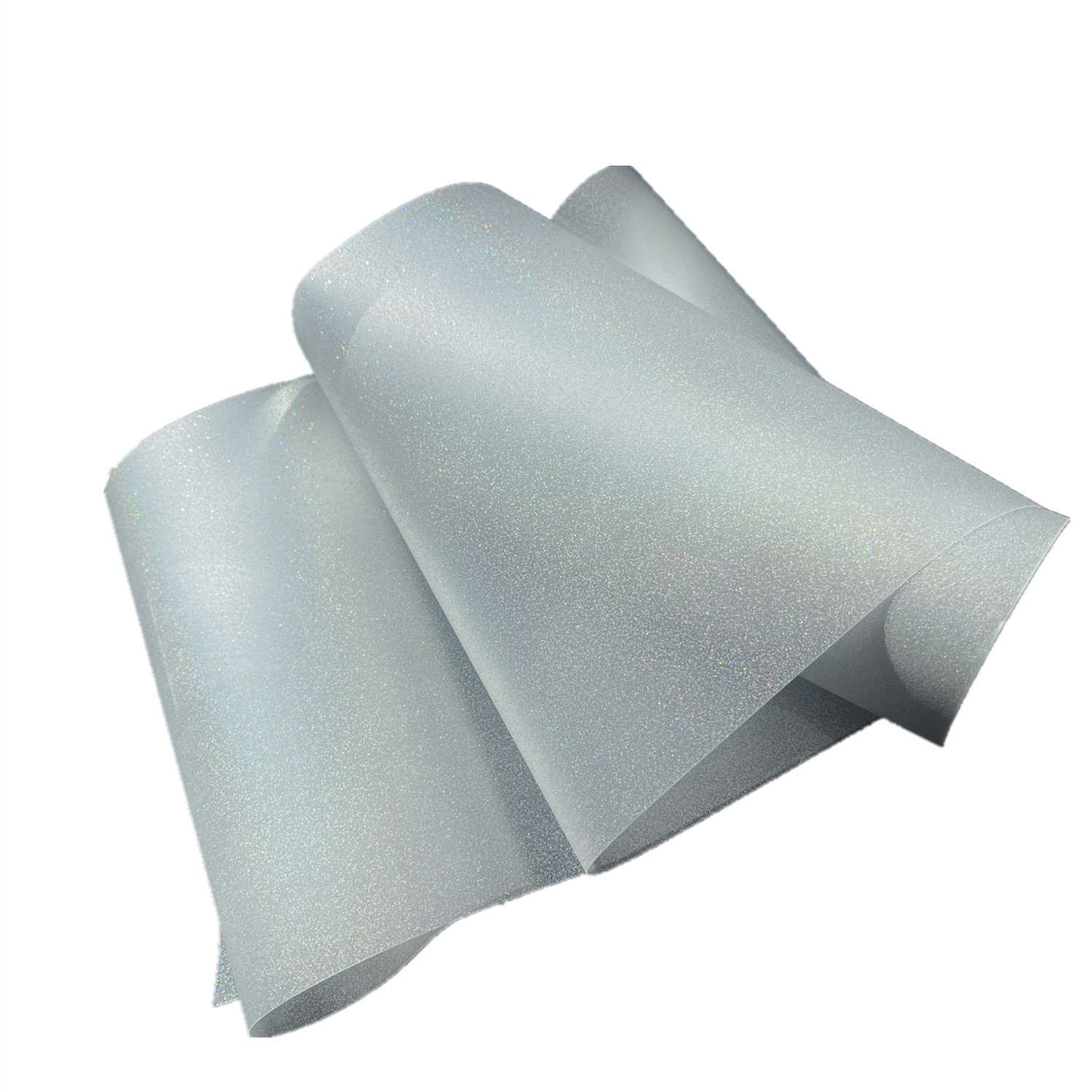 US Stock Local Pickup 13in x 328ft PET Transfer DTF Glitter+ Film Roll Cold Peel