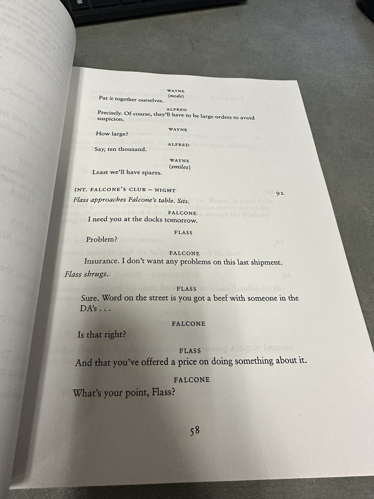 Script For Batman Begins Screenplay