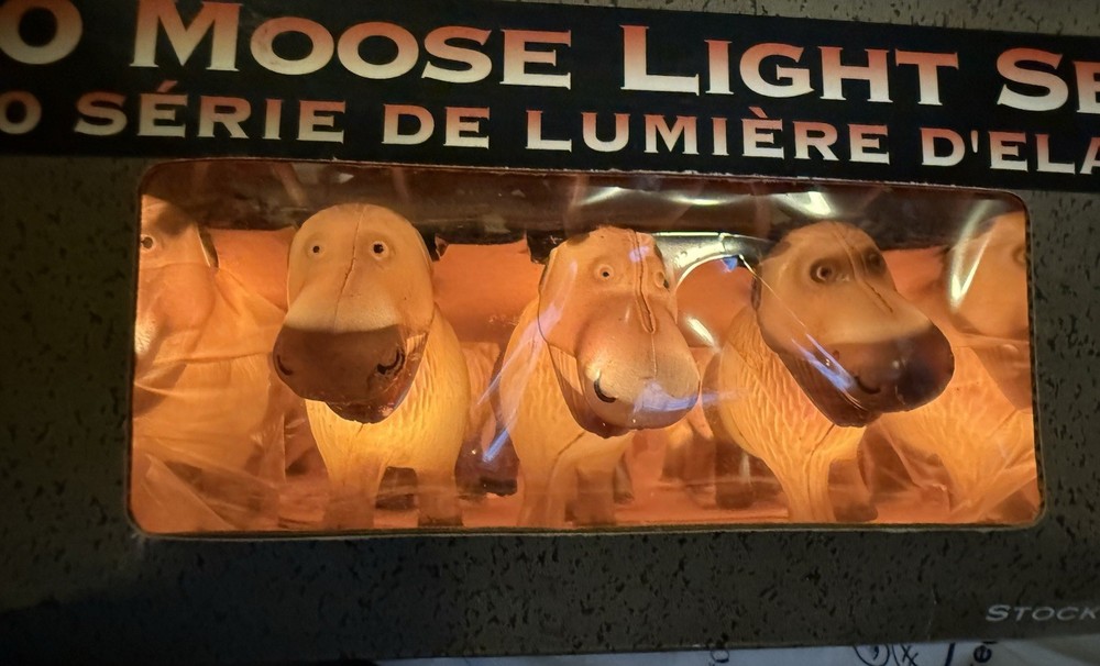 Rare Rivers Edge Moose Light Set String Lights