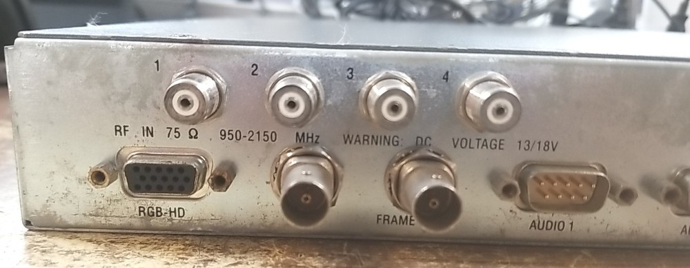 Tandberg RX1290 Multi-Format MPEG2/MPEG4 SD/HD Integrated Receiver. *READ⬇️*