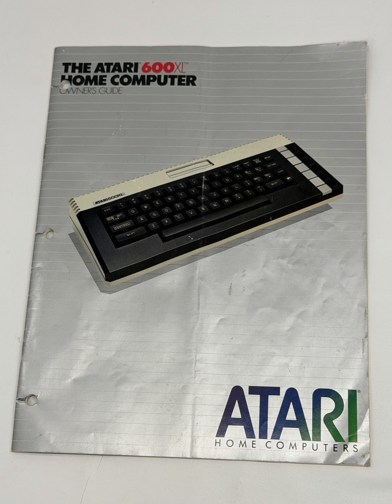 Atari Computer 600XL Owners Manual Catalogue