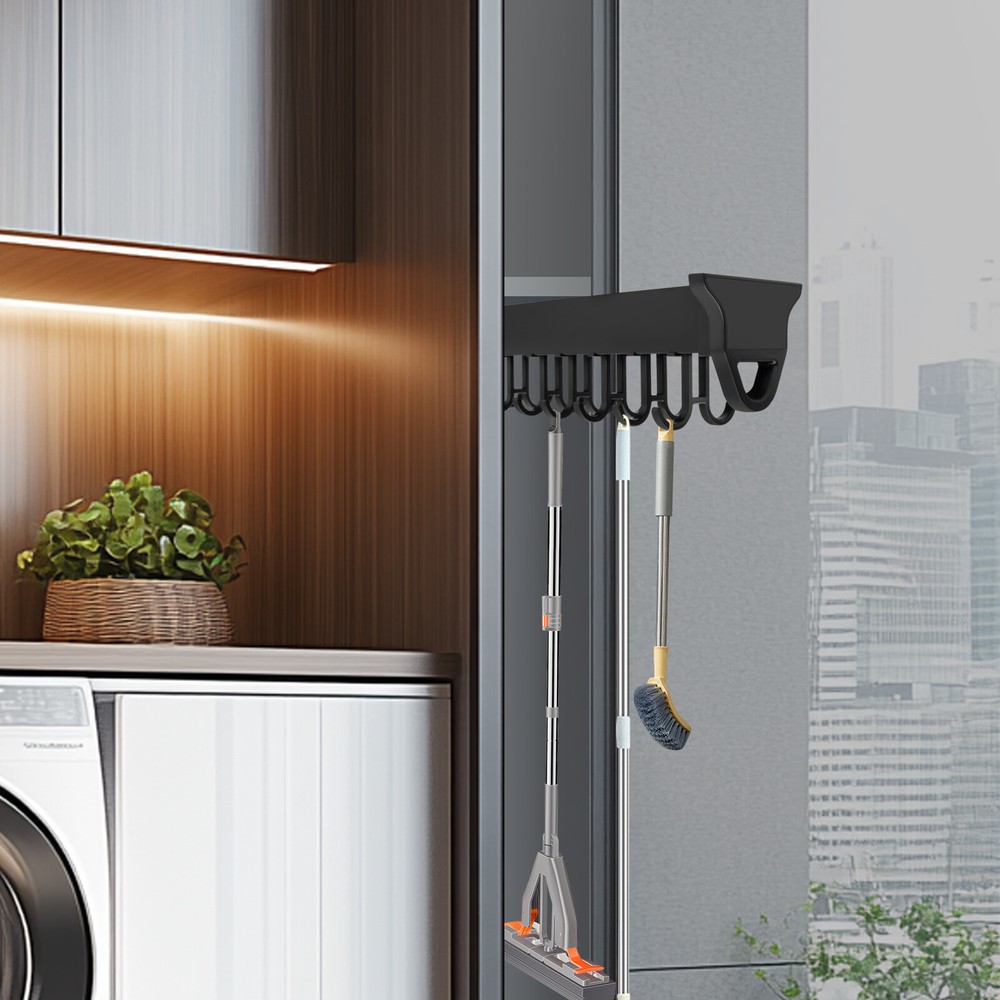 Pull-Out Storage Rack - Multifunctional Kitchen Organizer with 18 Hooks