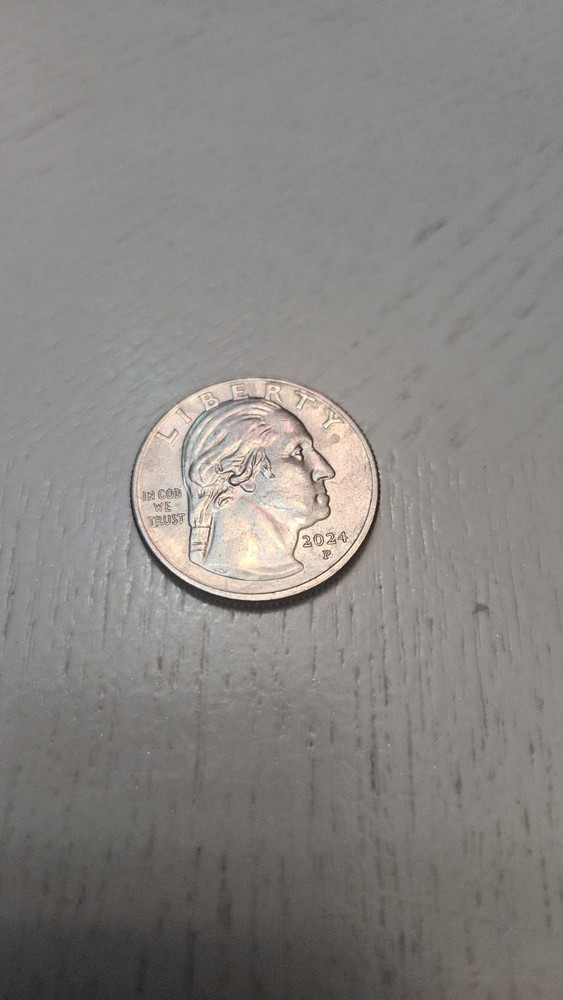 2024 P Patsy Takemoto Mink QUARTER ERROR " IN *COD* WE TRUST "