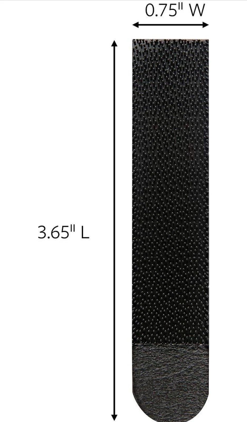 Command Large PictureHanging Strips Black 24Sets