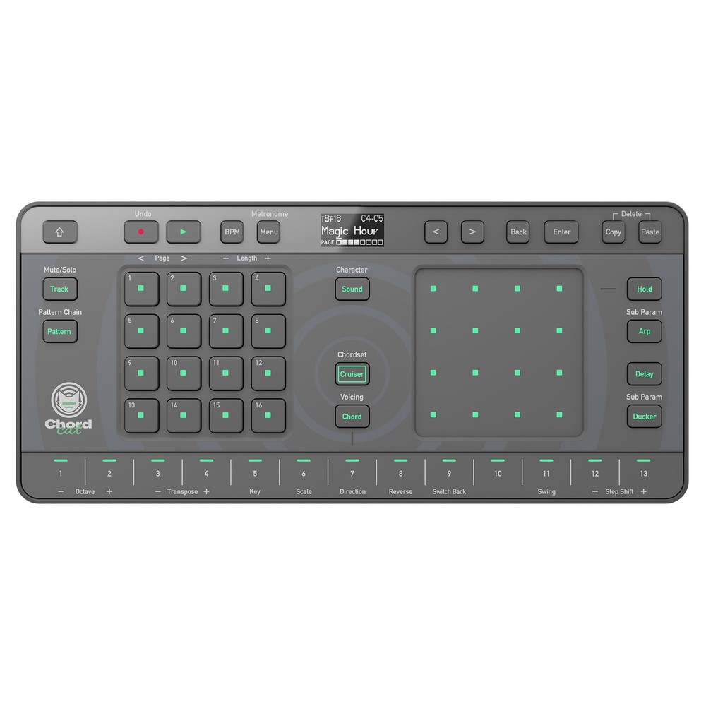 AlphaTheta CHORDCAT 8-Track Portable Groovebox Controller