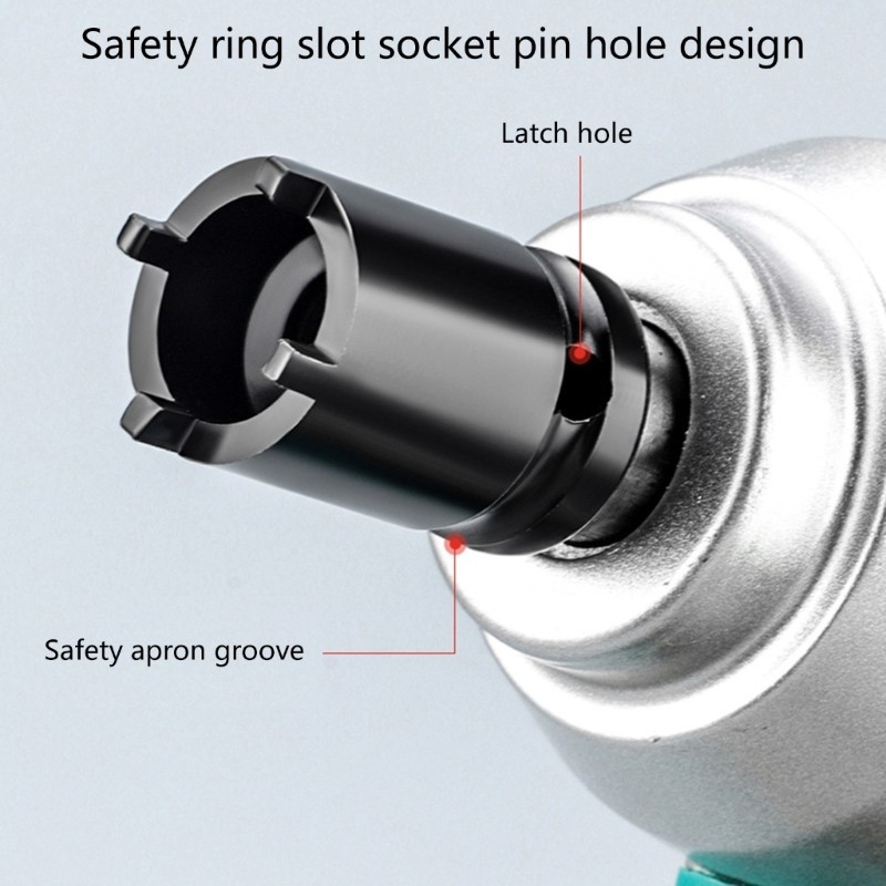 Pack Of 2 Angle Grinder Socket Wrench with 1/2inch Socket 4Pin Driver Spanner