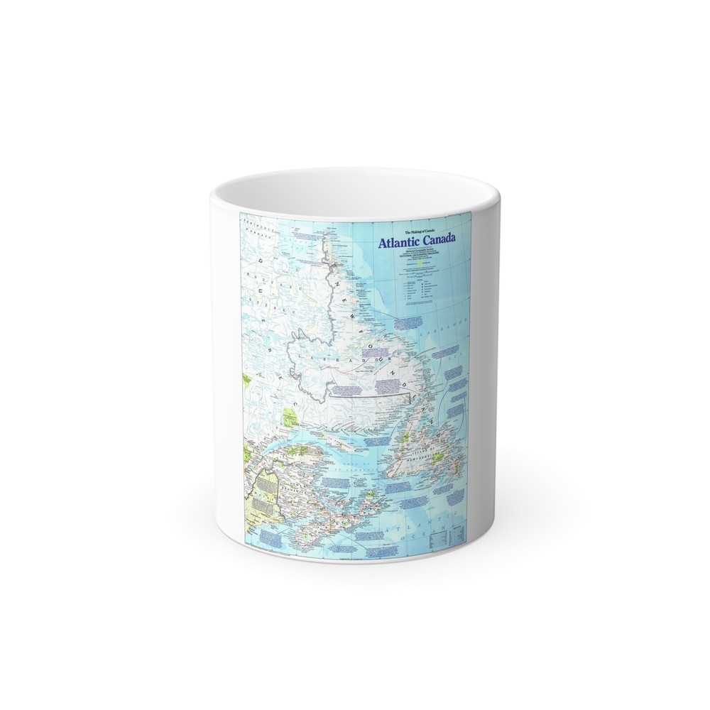 Canada - Atlantic 1 (1992) (Map) Color Changing Mug 11oz