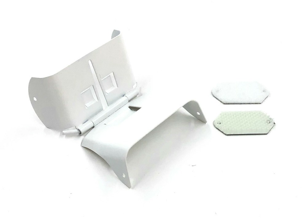 DOWNSPOUT EXTENSION FLIP-UP HINGE