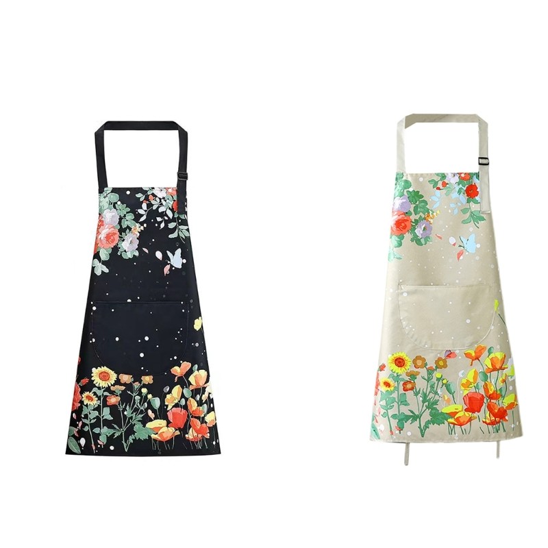 Kitchen Apron Functional Waterproof Breathable Apron Resistant to Splashes