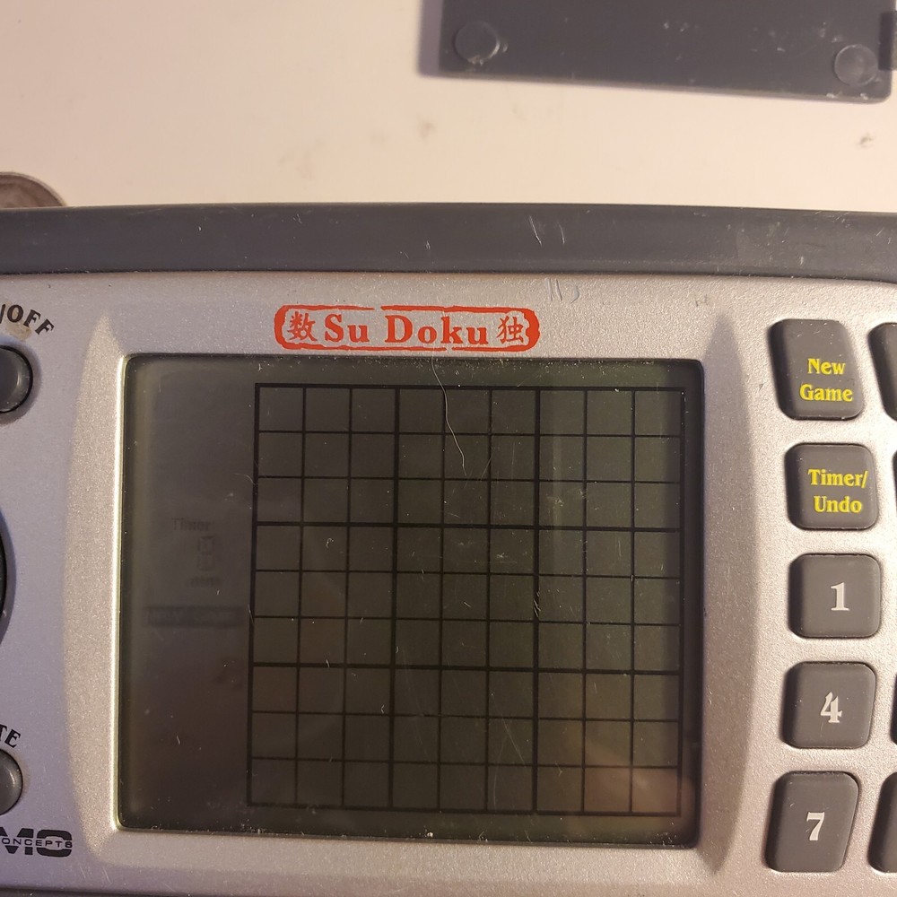 Su Doku Small Electronic HANDHELD Game Maximo Concepts