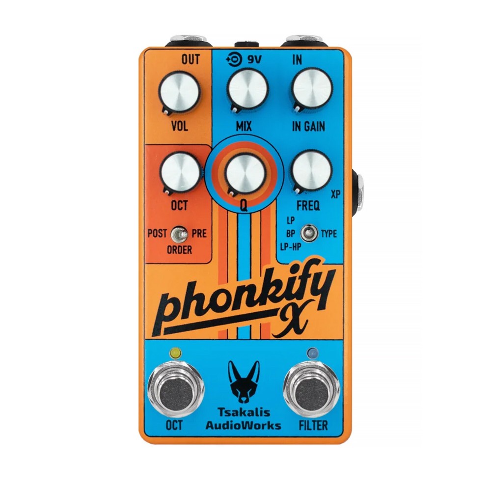 Tsakalis Audioworks Phonkify X Envelope Filter Pedal