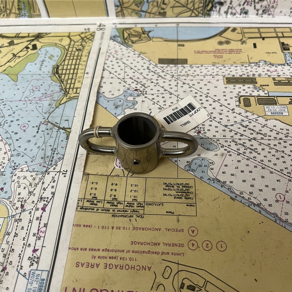 Stanchion Double Loop Fitting 7/8" Diameter