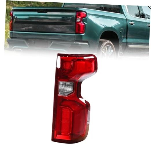 Tail Light Assembly Compatible with 2019-2023 Chevy Silverado 1500 Direct right