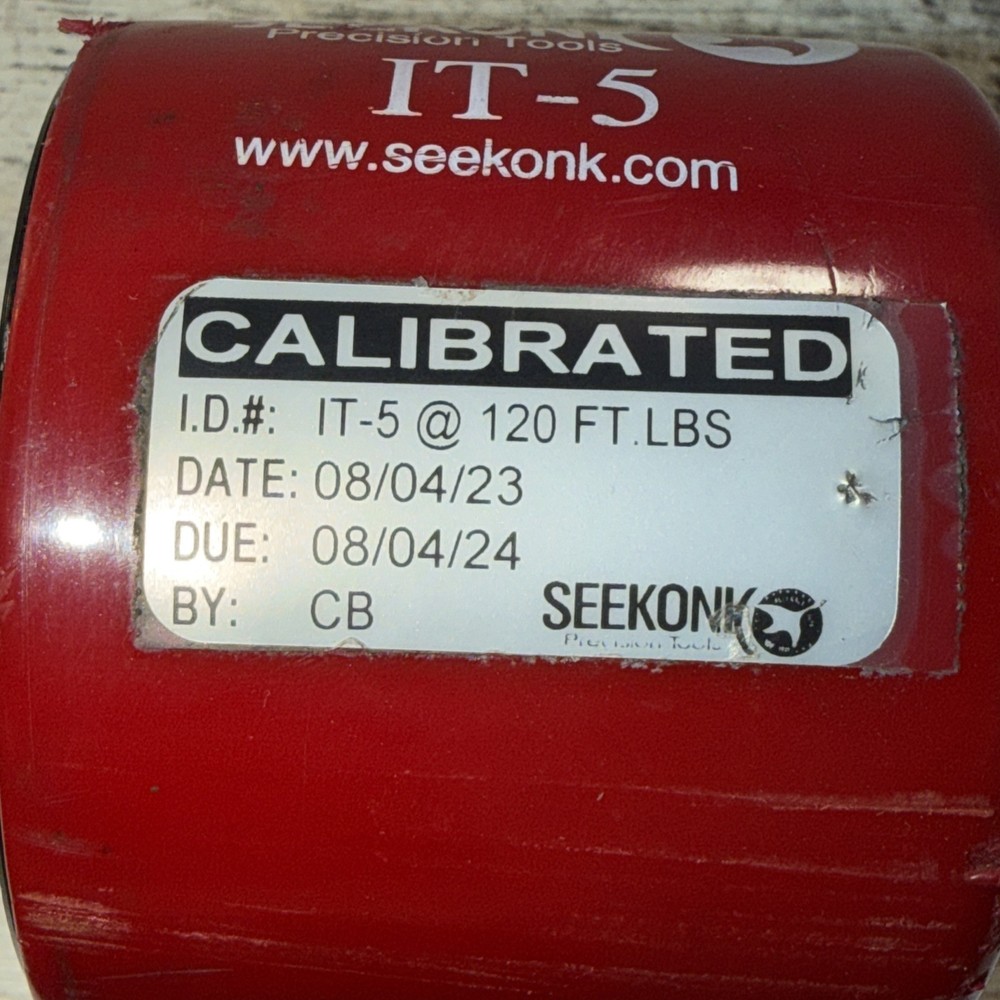 Seekonk Precision IT-4 Pre Set Torque Limiter 120 FT LBS Mechanical Tool