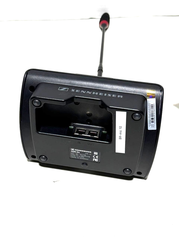 Sennheiser ADN D1 Gooseneck Conference Microphone Delegate Unit