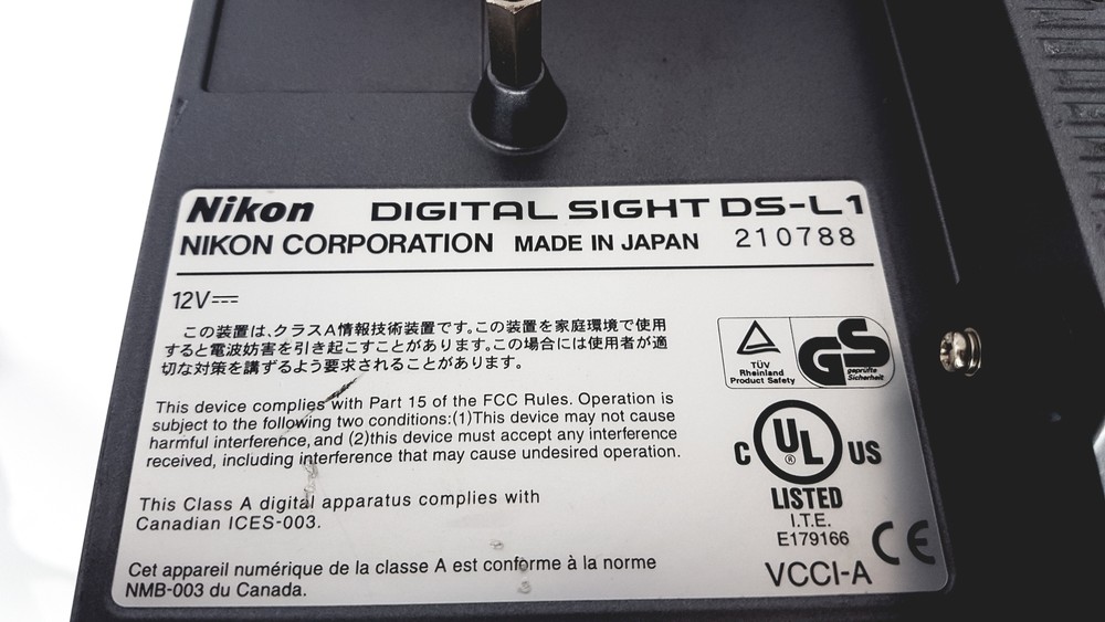 Nikon Digital Sight DS-L1 Microscope Camera Controller