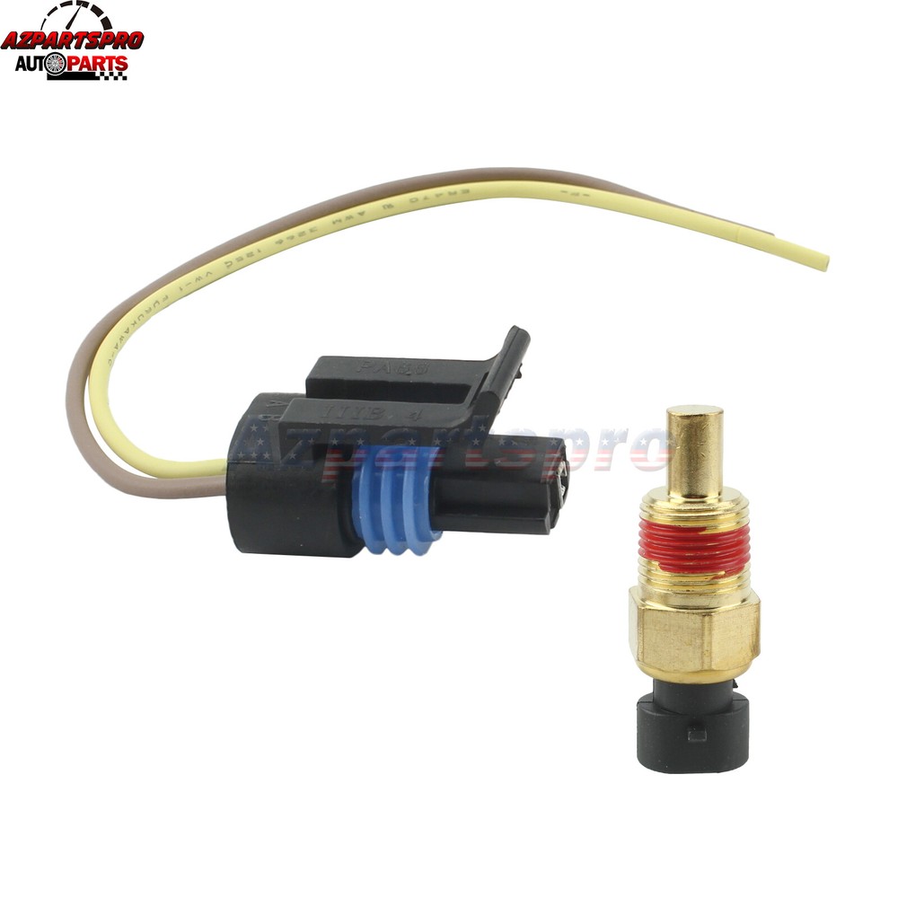 Coolant Temperature Sensor Water Temp Sender & Connector Pigtail  for Chevy GMC