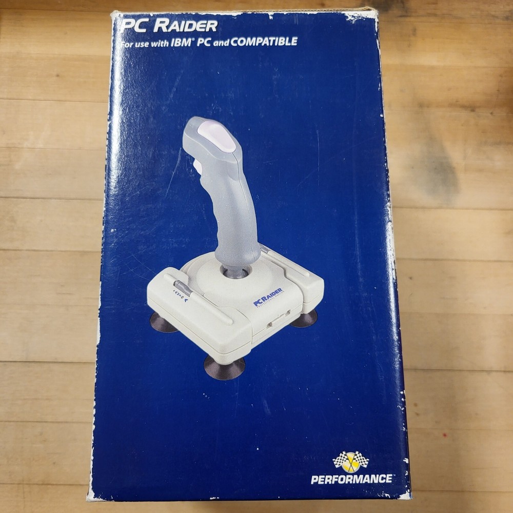PC Raider Joystick Controller by Performance for DOS & Windows 95 Games NEW