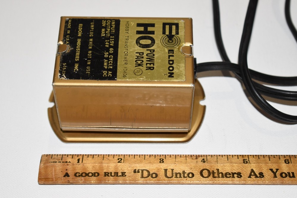 Vintage Eldon HO Power Pack Hobby Transformer #3406