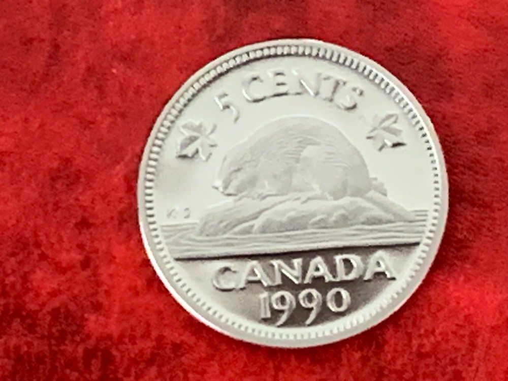 Canada 5 Cent 1990 Proof Coin-Uncirculated
