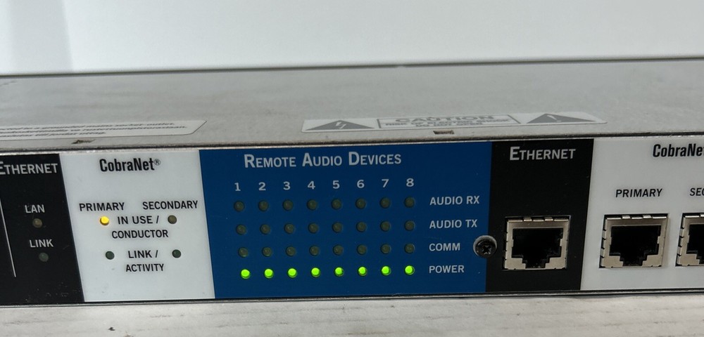 RANE Mongoose Remote Audio CobraNet Interface Digital Audio Matrix